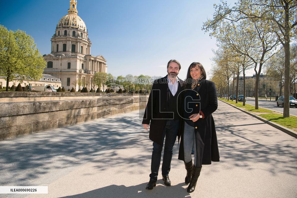 Prince Joachim Murat And Wife Portrait - Paris