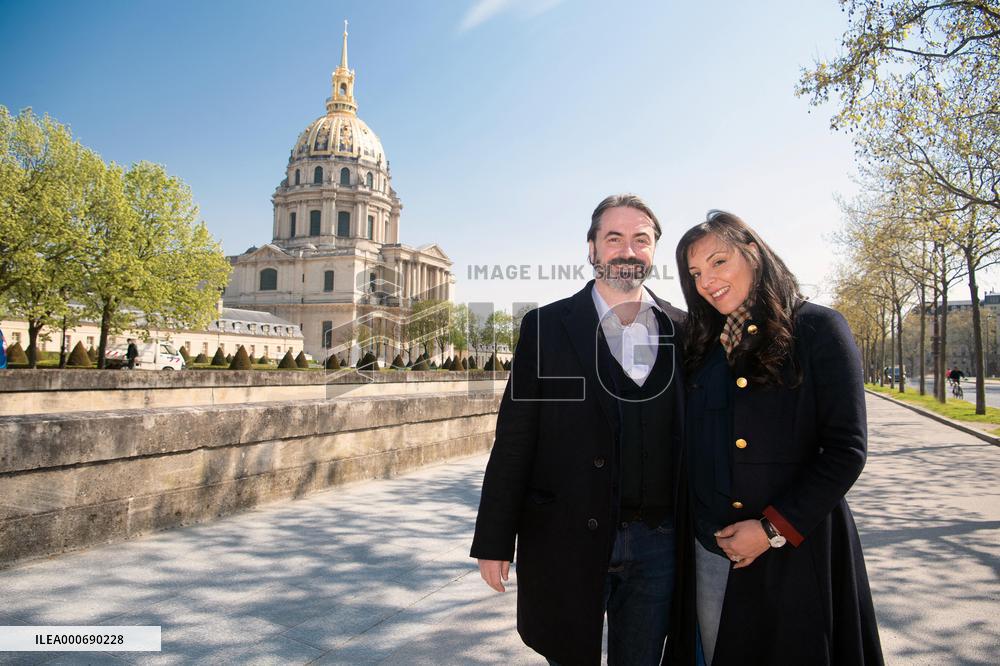 Prince Joachim Murat And Wife Portrait - Paris