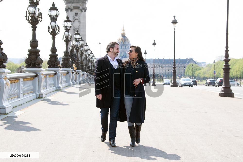 Prince Joachim Murat And Wife Portrait - Paris