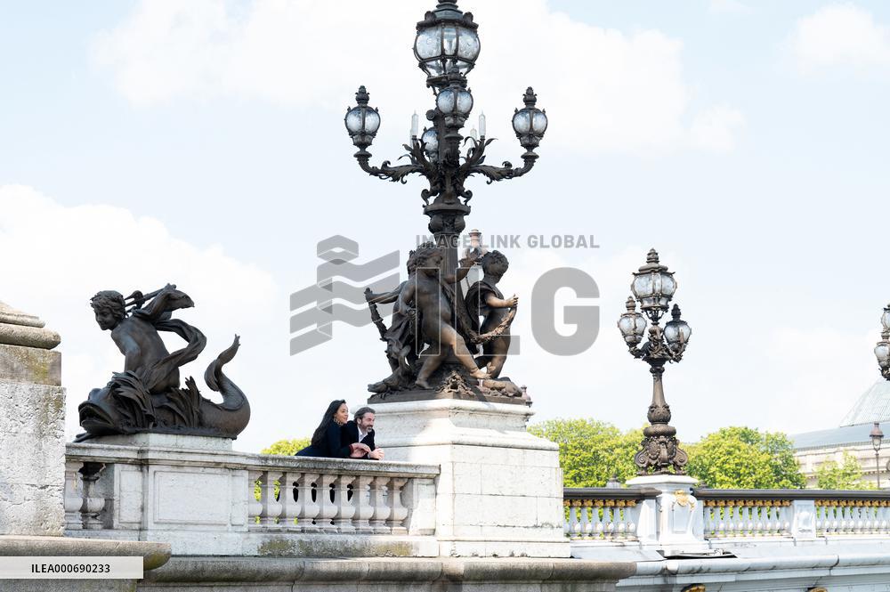Prince Joachim Murat And Wife Portrait - Paris