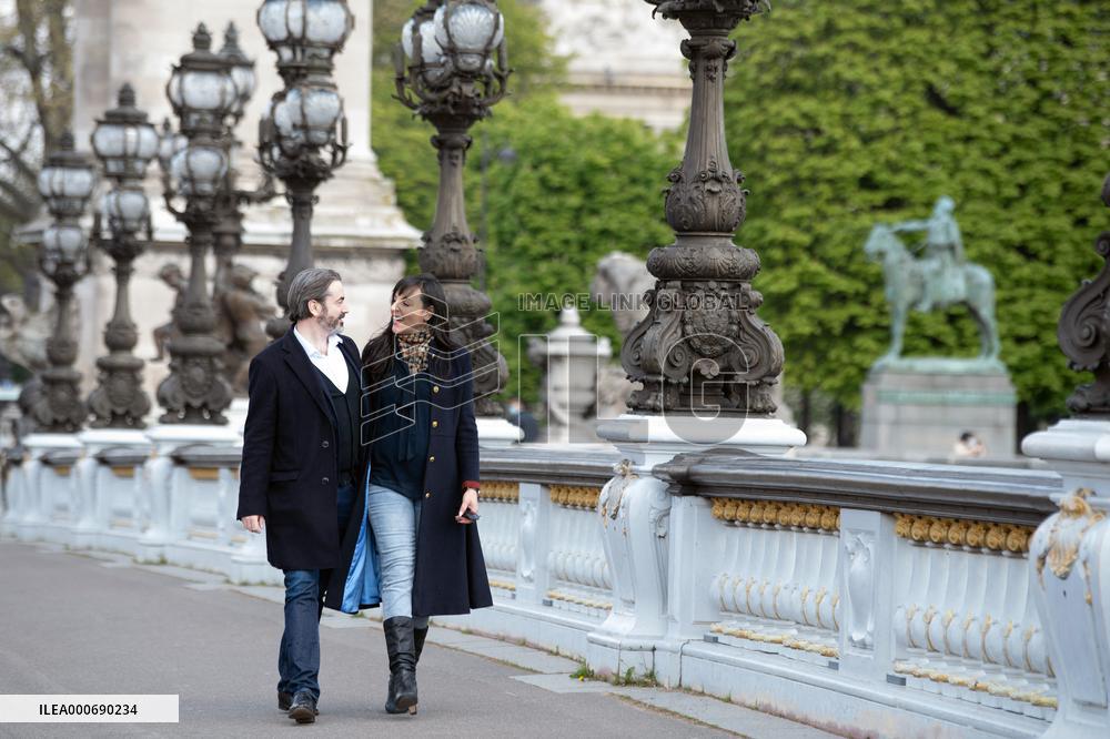 Prince Joachim Murat And Wife Portrait - Paris