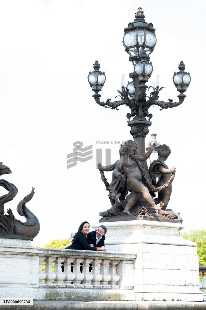 Prince Joachim Murat And Wife Portrait - Paris
