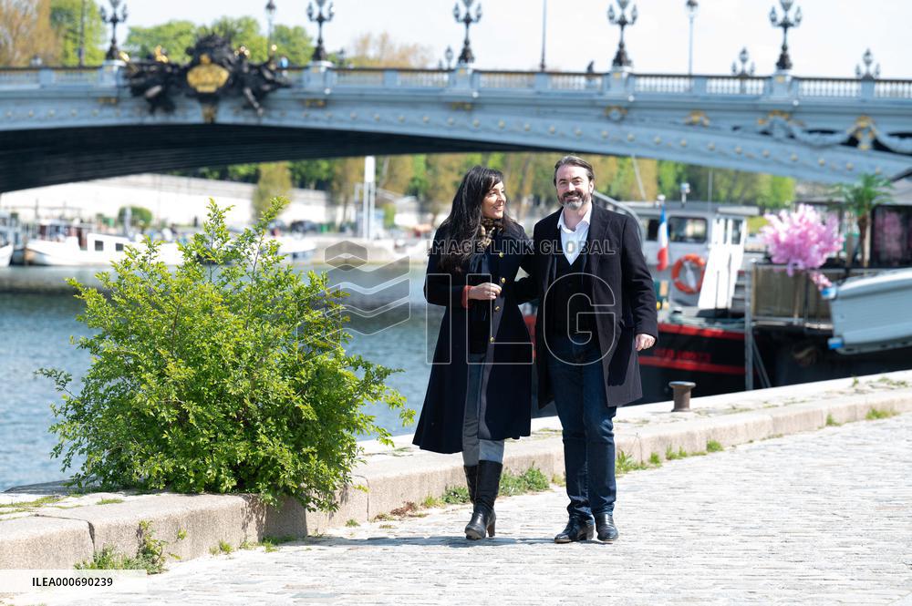 Prince Joachim Murat And Wife Portrait - Paris