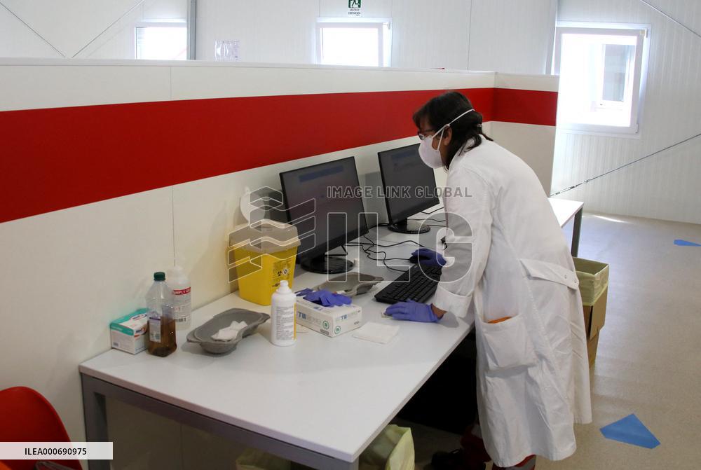 New vaccination center in Rome