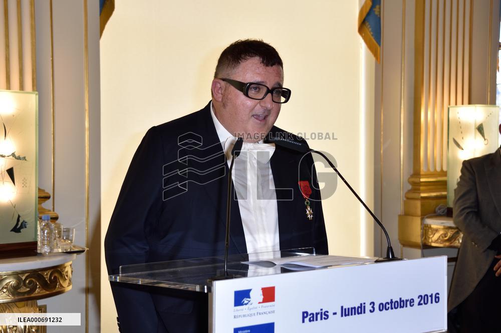 Alber Elbaz Receives The Legion d'Honneur - Paris