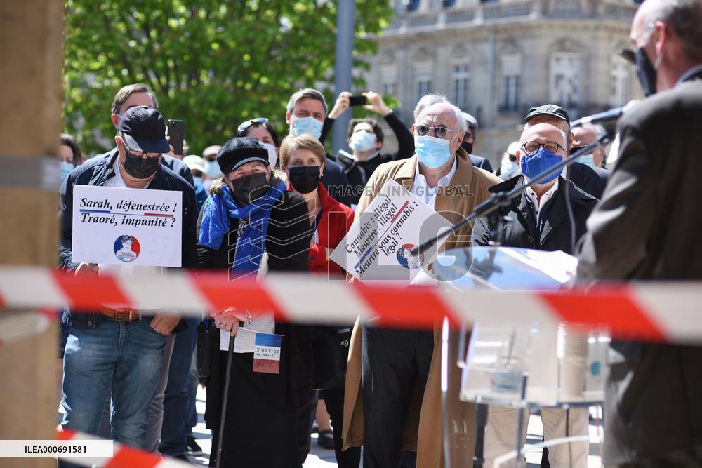Protest In Memory Of Sarah Halimi - Strasbourg