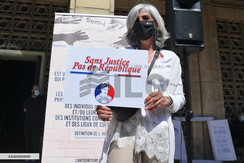 Protest In Memory Of Sarah Halimi - Strasbourg