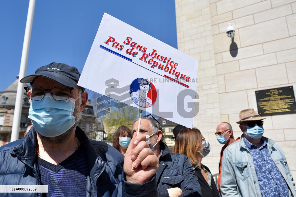 Protest In Memory Of Sarah Halimi - Strasbourg