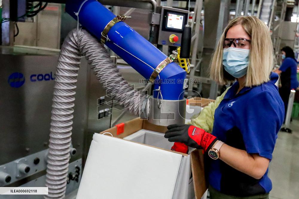 King Philippe Visits Pfizer-BioNTech - Belgium