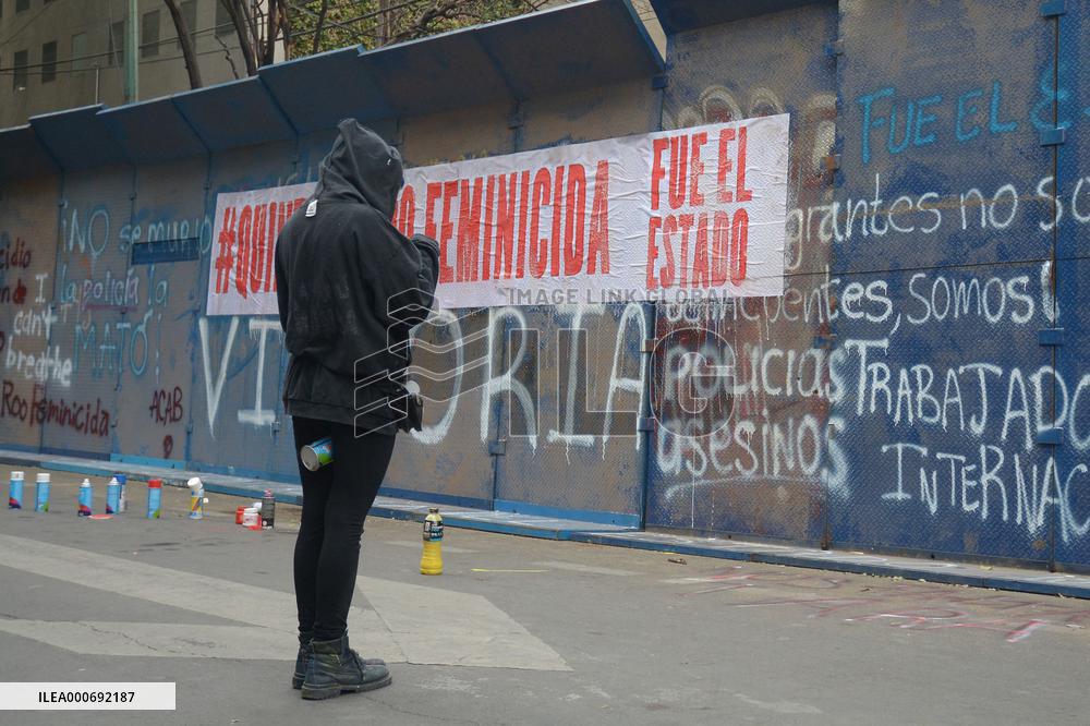 Women Protest Police Abuse - Mexico