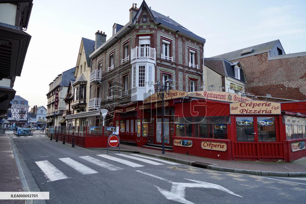 Tourist Town Etretat Deserted Amid Pandemic - France