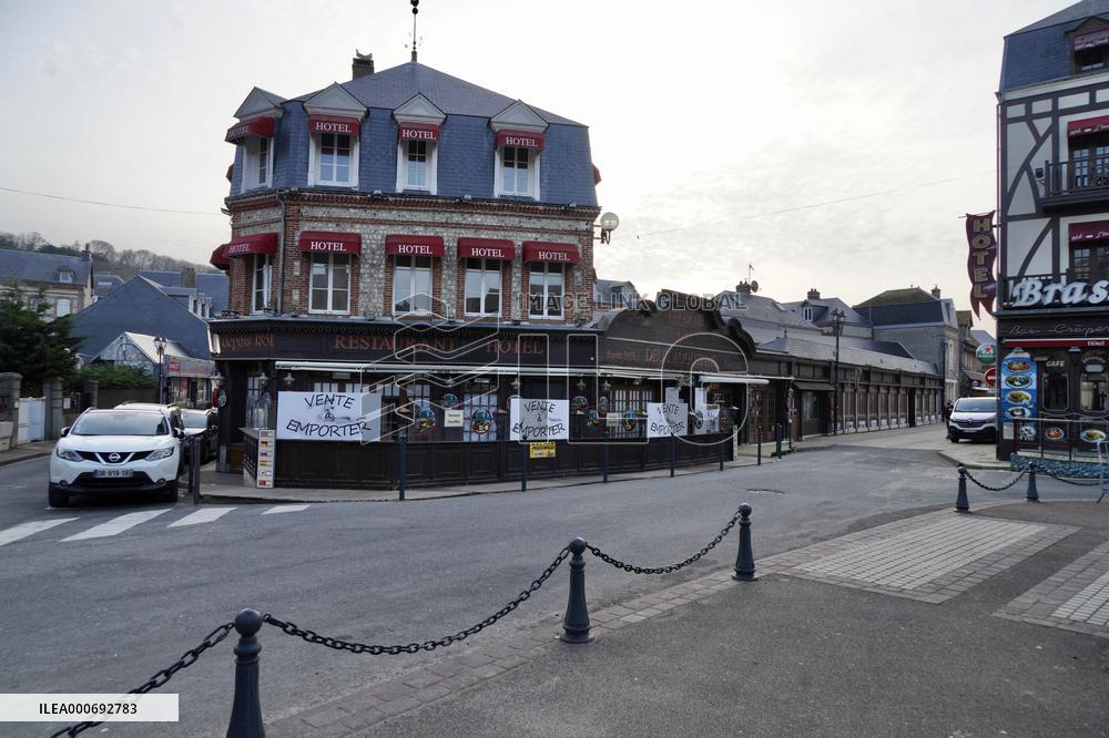 Tourist Town Etretat Deserted Amid Pandemic - France