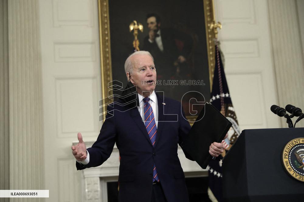 Joe Biden remarks on jobs report - Washington