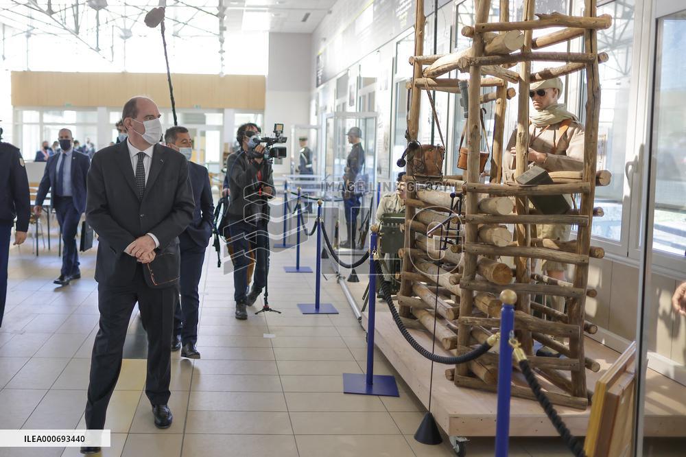 Jean Castex and Gerald Darmanin visit Training Center for CNEFG - Saint-Astier