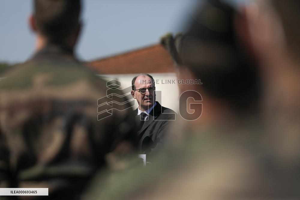 Jean Castex and Gerald Darmanin visit Training Center for CNEFG - Saint-Astier