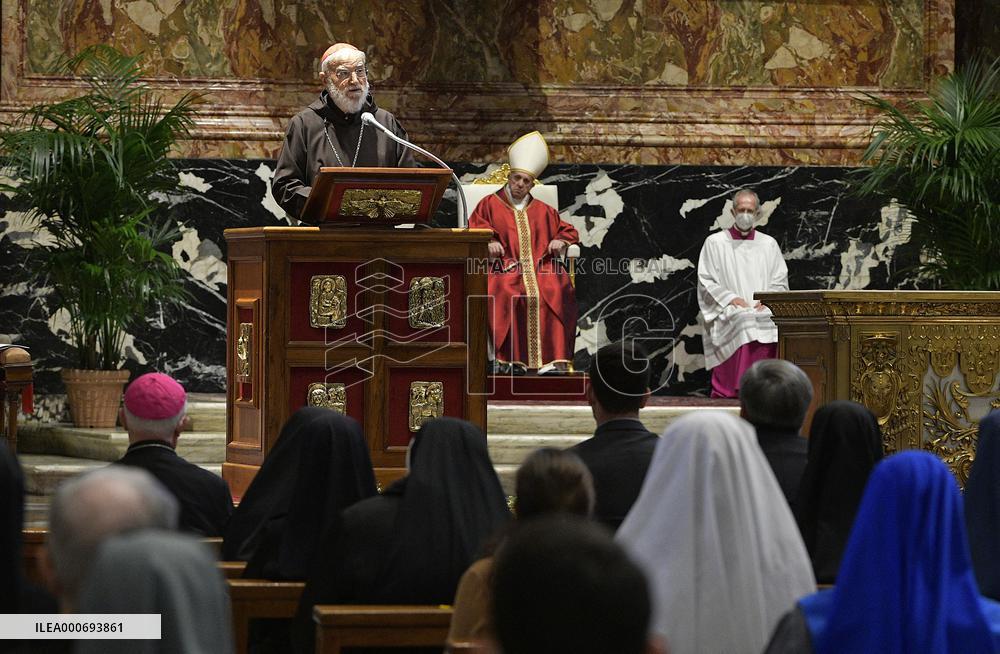 Pope Francis Leads Good Friday Mass - Vatican