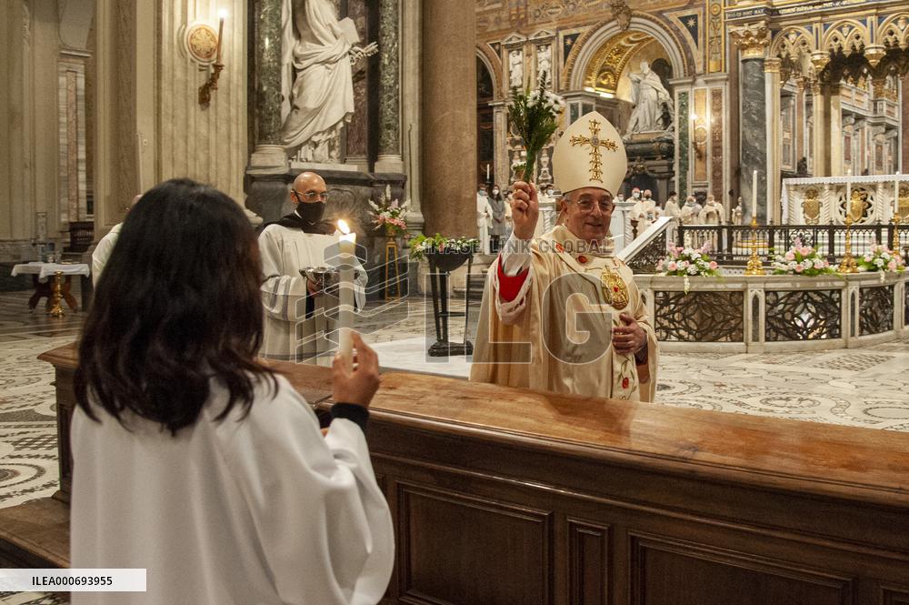 Easter Eve Mass in Rome
