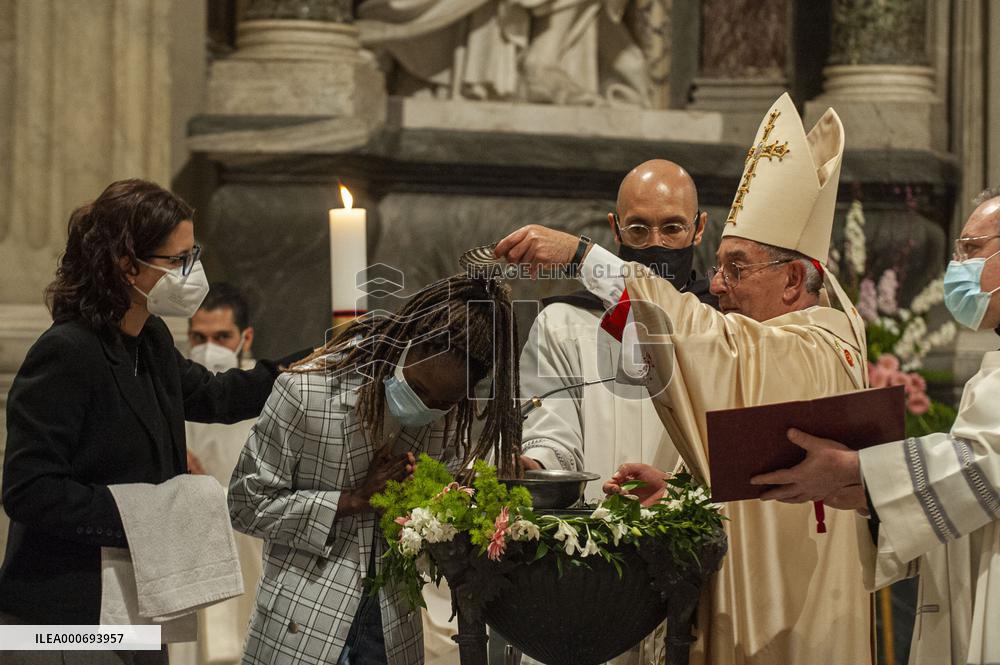 Easter Eve Mass in Rome