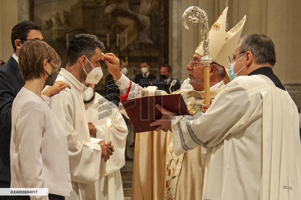 Easter Eve Mass in Rome