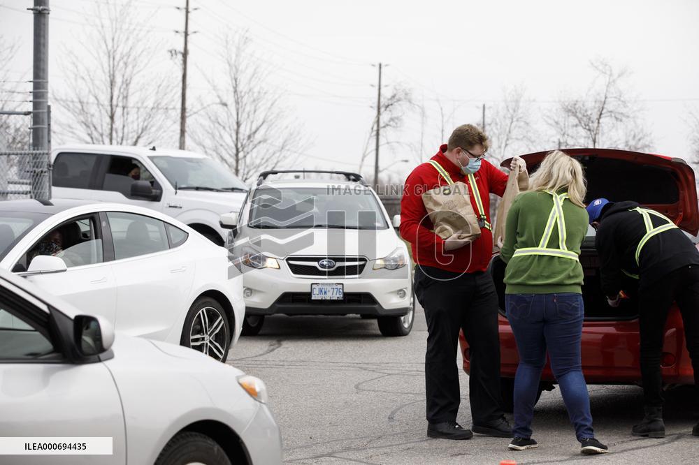 Easter Food Drive in Canada
