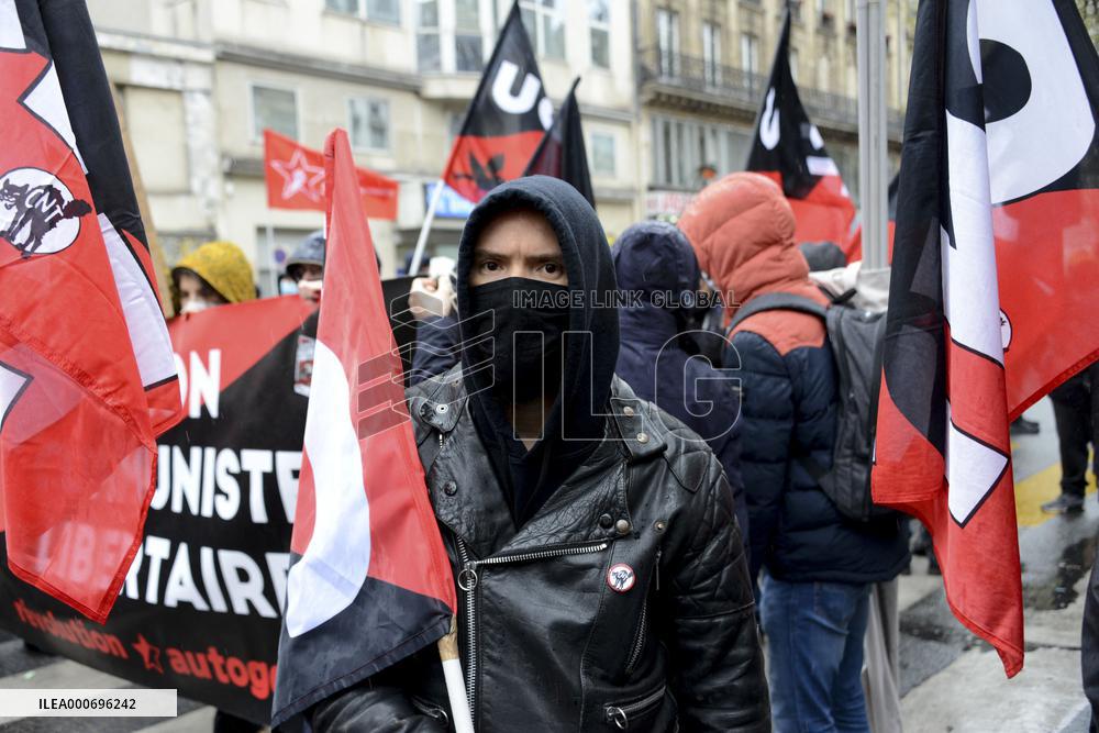 Anti-fascist Protests - Paris