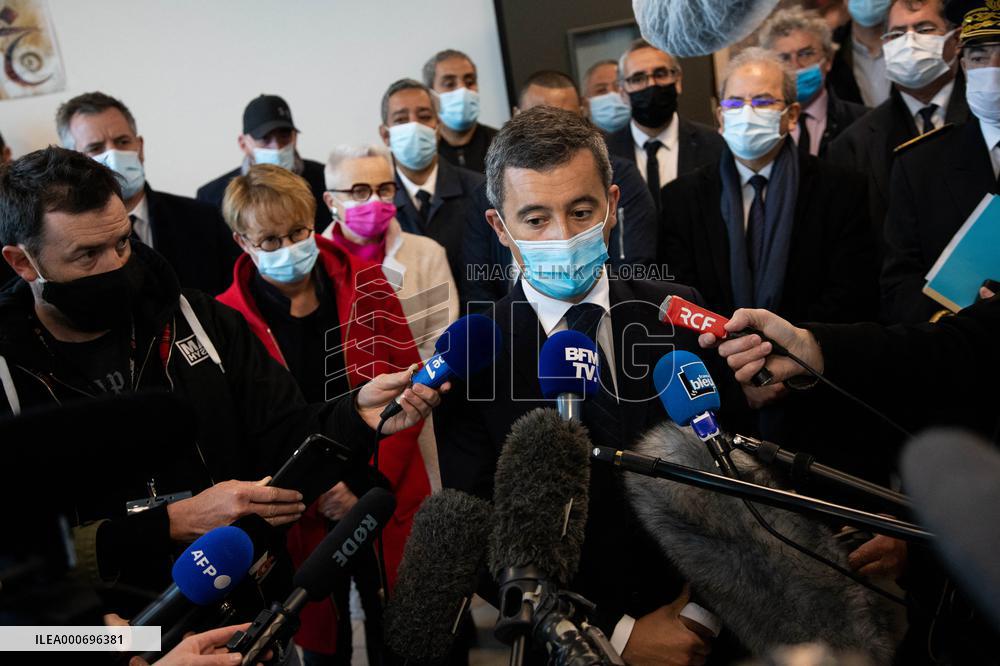 Gerald Darmanin Visit To Rennes