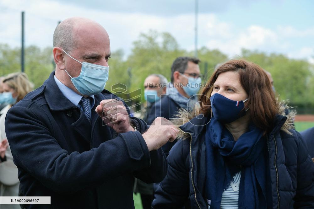 Jean-Michel Blanquer and Roxana Maracineanu visit Toulouse