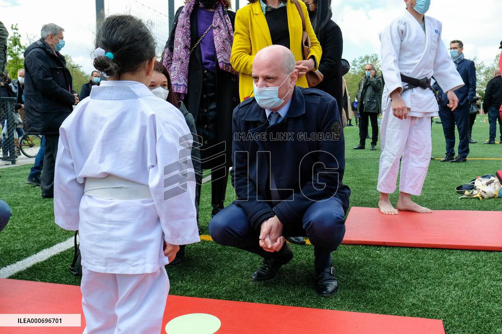 Jean-Michel Blanquer and Roxana Maracineanu visit Toulouse