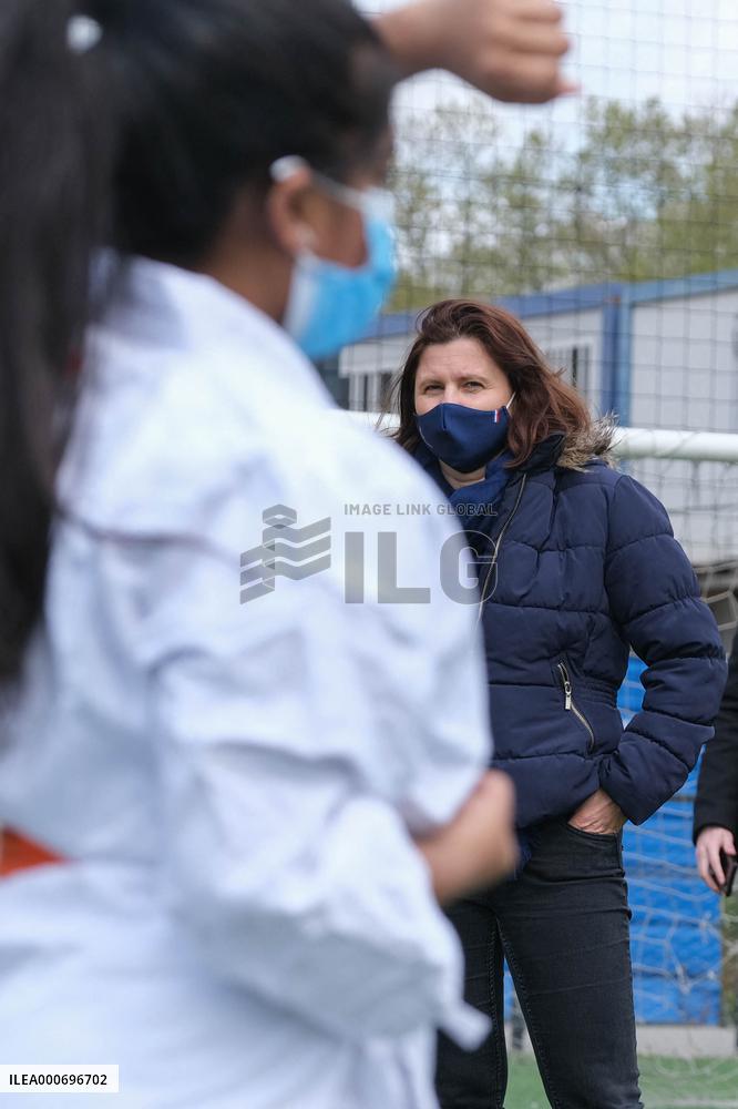 Jean-Michel Blanquer and Roxana Maracineanu visit Toulouse