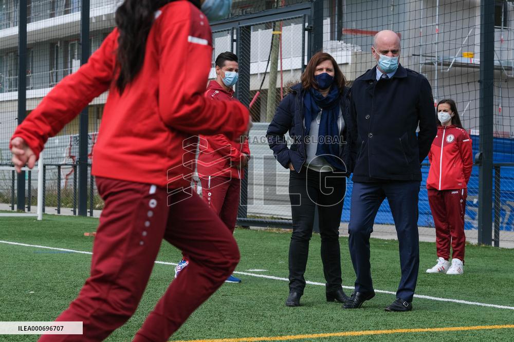 Jean-Michel Blanquer and Roxana Maracineanu visit Toulouse