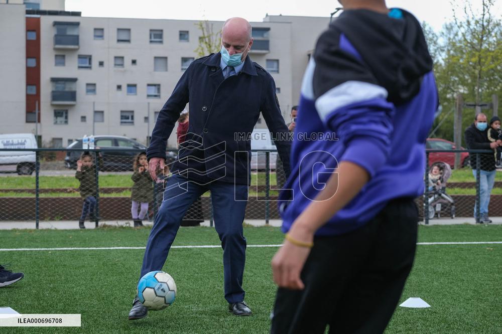 Jean-Michel Blanquer and Roxana Maracineanu visit Toulouse