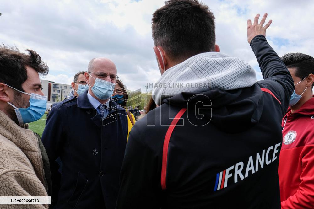Jean-Michel Blanquer and Roxana Maracineanu visit Toulouse