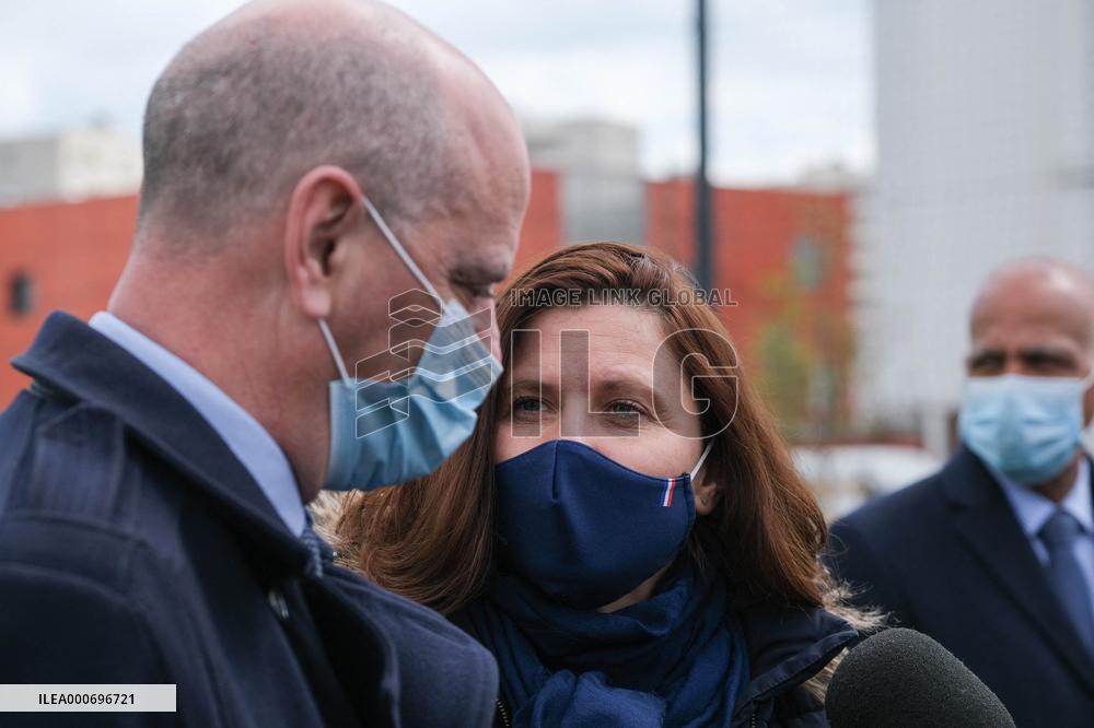 Jean-Michel Blanquer and Roxana Maracineanu visit Toulouse