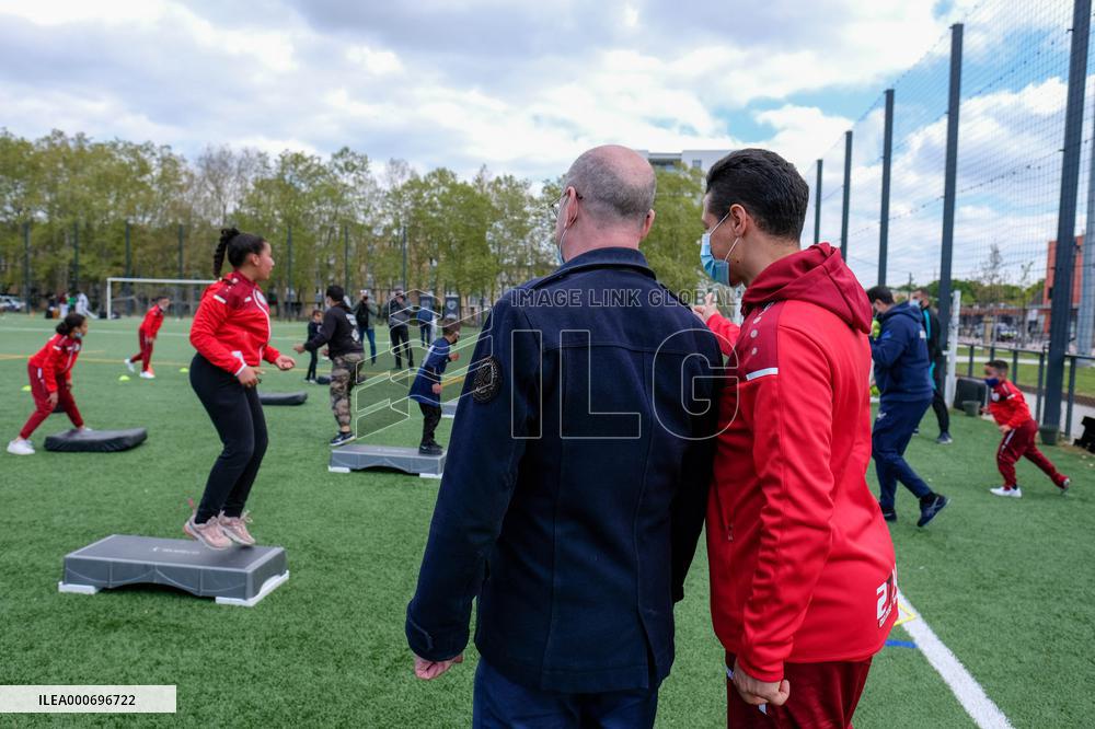 Jean-Michel Blanquer and Roxana Maracineanu visit Toulouse
