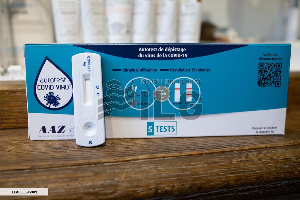 Self-Tests Are Sold In French Pharmacies - Paris