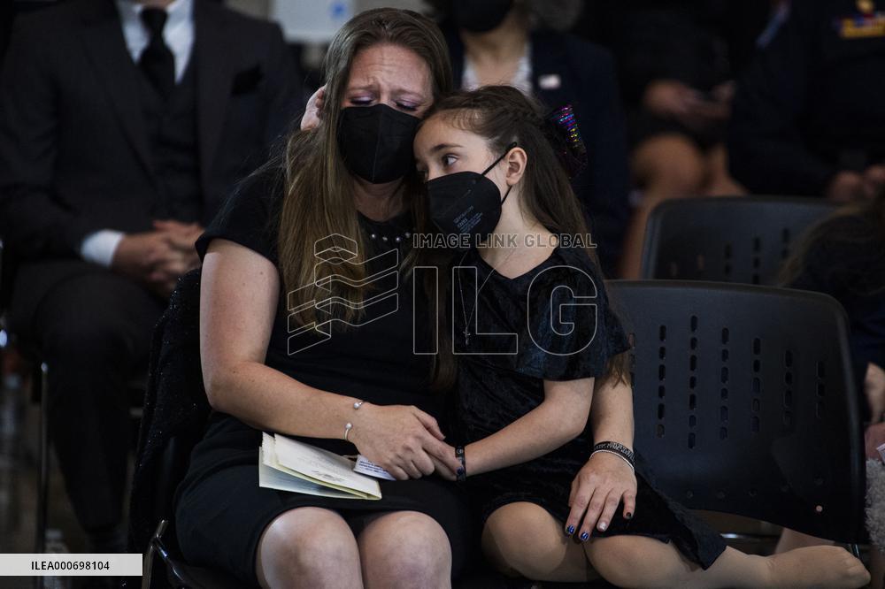 Police Officer William Evans Honored In US Capitol - Washington