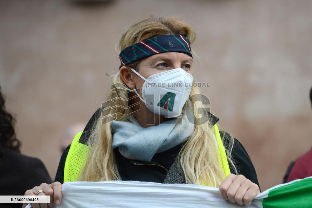 Alitalia Workers Demonstration - Rome