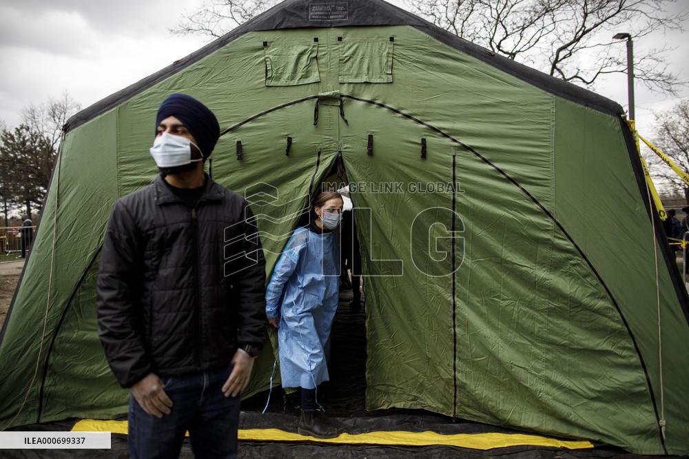 Vaccination against Covid-19 in Toronto