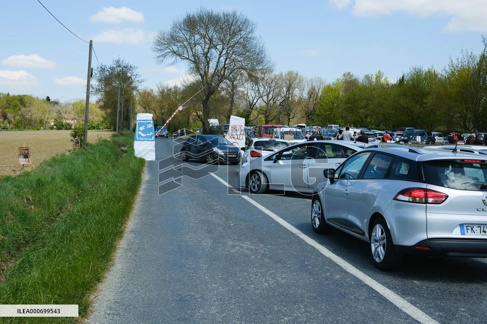 Protest against the Castres-Toulouse motorway project - Teulat