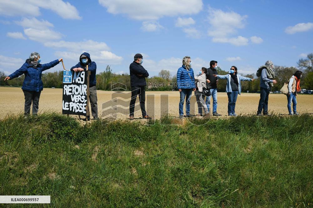 Protest against the Castres-Toulouse motorway project - Teulat