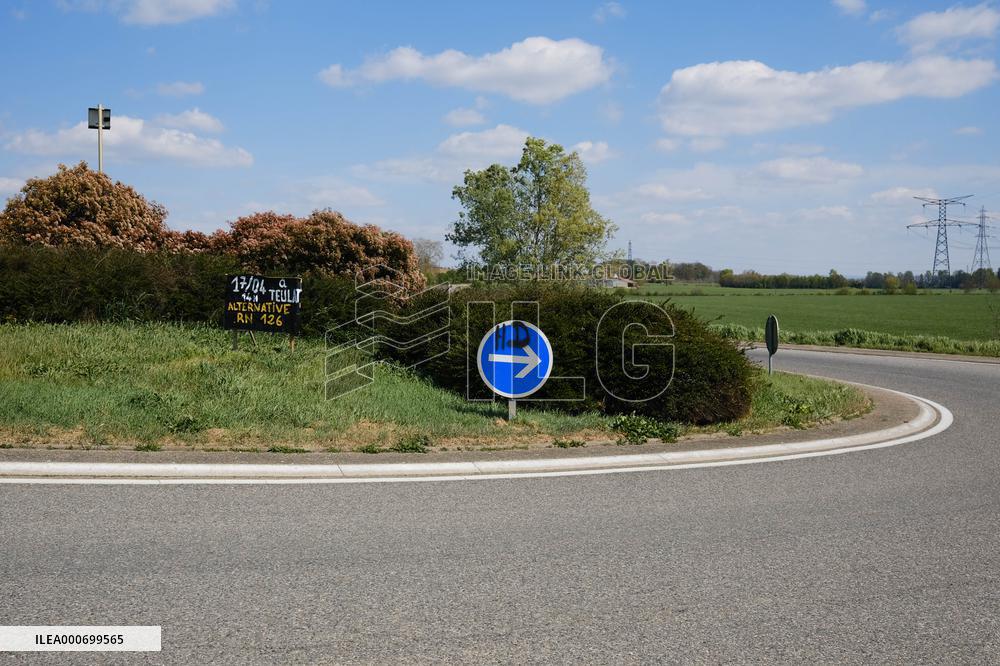 Protest against the Castres-Toulouse motorway project - Teulat