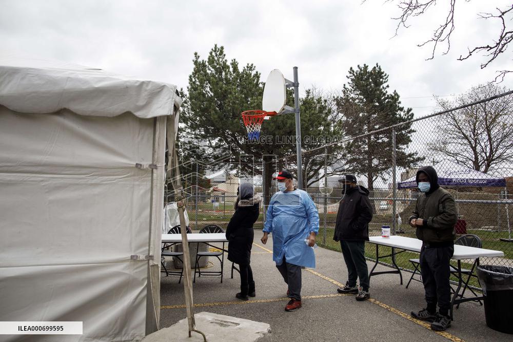 Vaccination against Covid-19 in Toronto