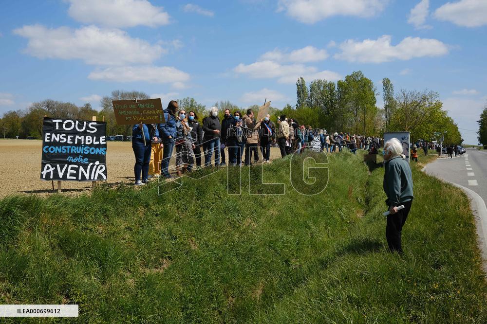 Protest against the Castres-Toulouse motorway project - Teulat