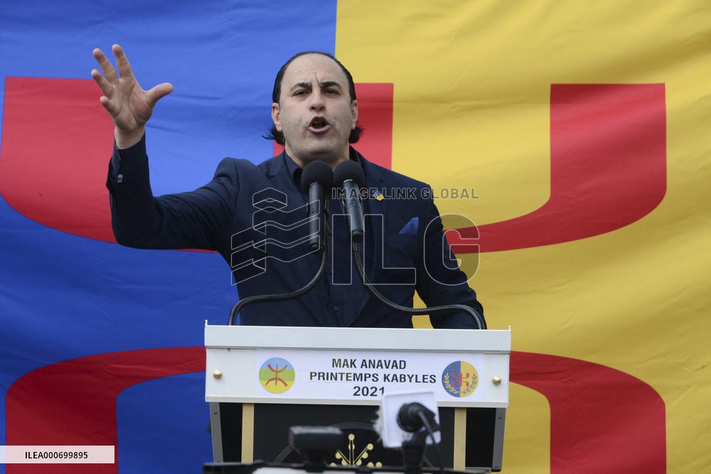 Protest in support of the independence of Kabylia - Paris
