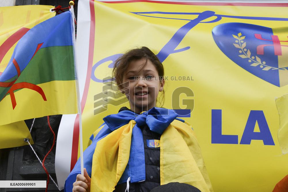 Protest in support of the independence of Kabylia - Paris