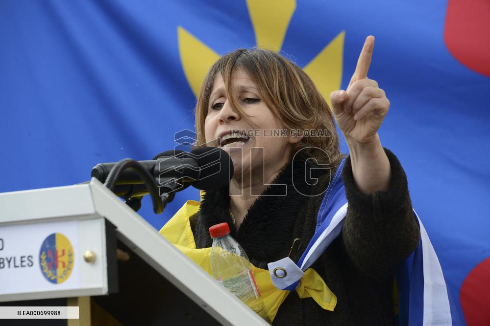 Protest in support of the independence of Kabylia - Paris