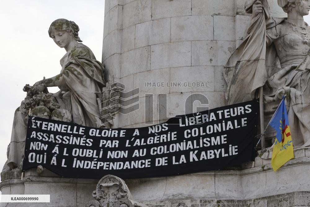 Protest in support of the independence of Kabylia - Paris