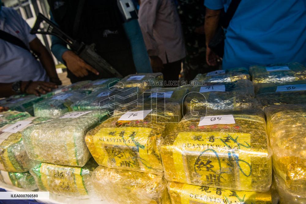 Arrestation Of Two Smugglers Of More Than 100 Kilogerams Of Amphetamine Drugs