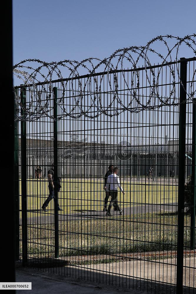 Eric Dupond-Moretti visit to Bordeaux-Gradignan penitentiary center