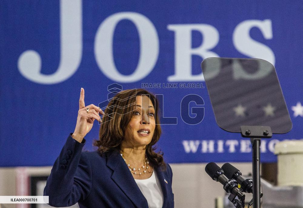 VP Harris Pitches Infrastructure Plan - North Carolina